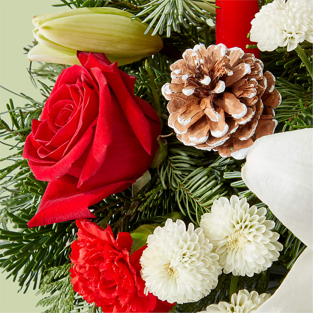 Seasonal Festivities Centerpiece – QUASTHOFF'S FLOWERS, River Grove IL