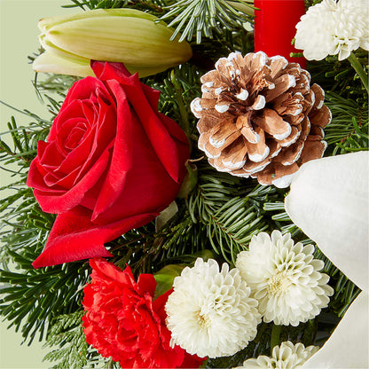 Seasonal Festivities Centerpiece – QUASTHOFF'S FLOWERS, River Grove IL