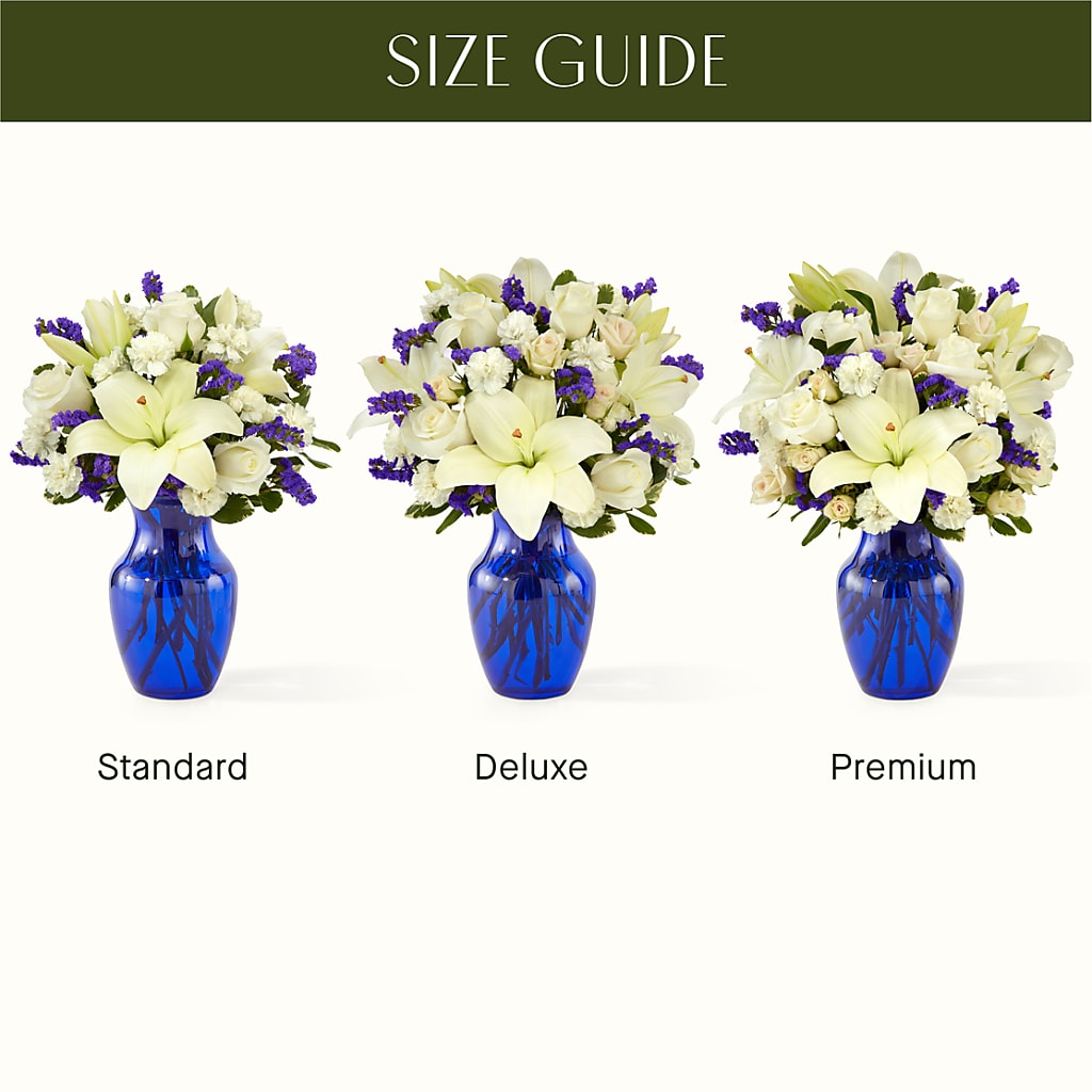 Sapphire Rush Bouquet – QUASTHOFF'S FLOWERS, River Grove IL