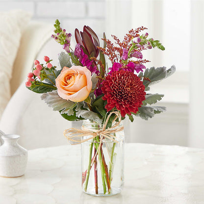 Moody Hues Bouquet – QUASTHOFF'S FLOWERS, River Grove IL