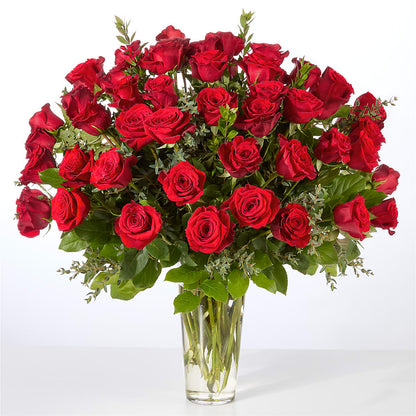 Forever Yours Fifty Stem Red Rose Bouquet – QUASTHOFF'S FLOWERS, River Grove IL