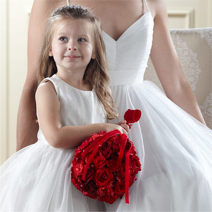 Pure at Heart Flower Girl Arrangement – QUASTHOFF'S FLOWERS, River Grove IL